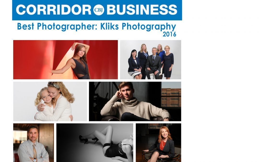 Corridor Business Journal Best Photographer